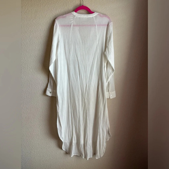 Soft Surroundings Button Down Midi Shirtdress Coverup - Picture 10 of 10